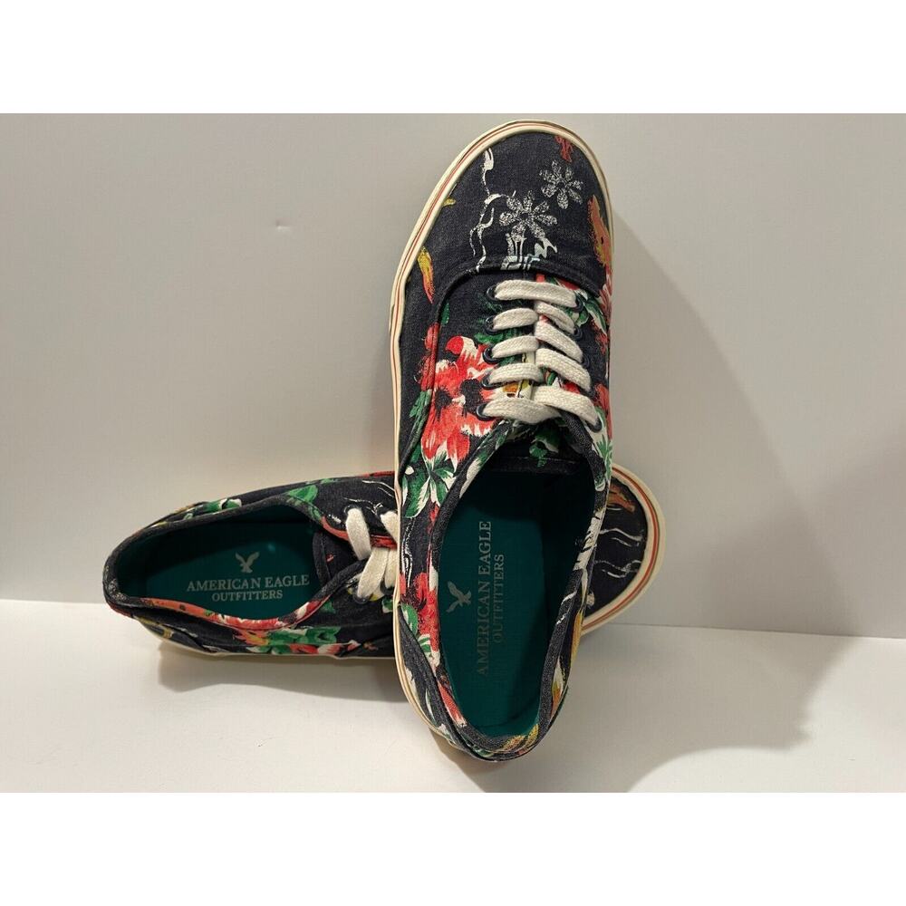 American Eagle Hawaiian Tropical Tennis Shoes Sneakers Mens Size 9
